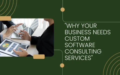 Why Your Business Needs Custom Software Consulting Services