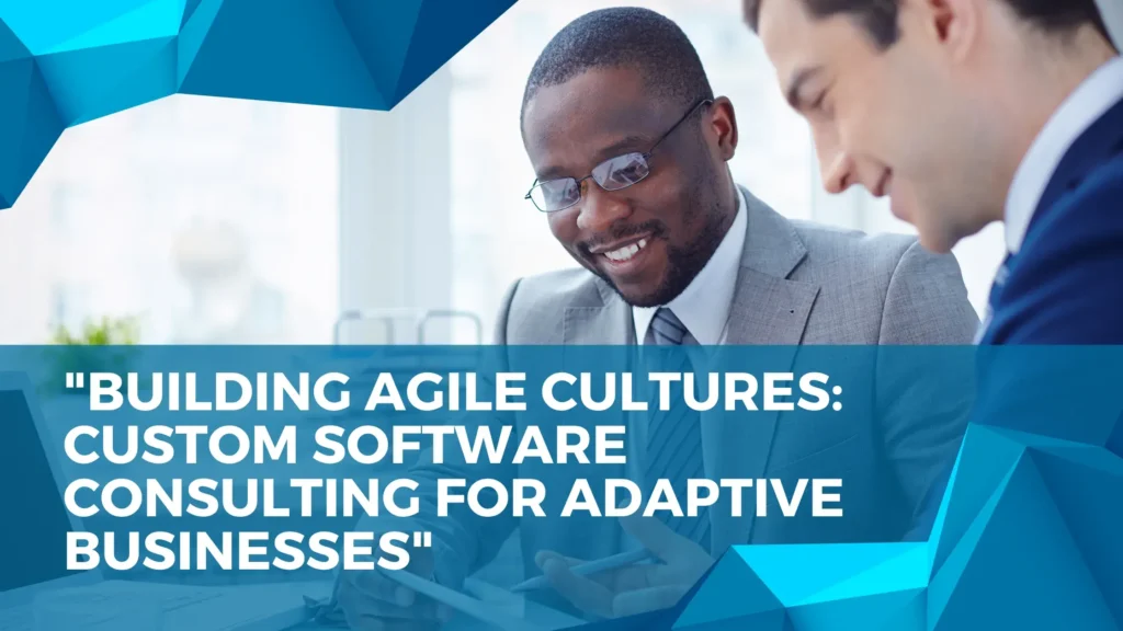 Building Agile Cultures: Custom Software Consulting for Adaptive Businesses